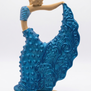 Madam VitiWati elegant blue dancer figurine decorative sculpture